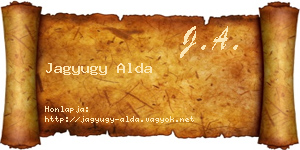 Jagyugy Alda névjegykártya